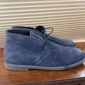 CHUKKA BOOTS NEVER WORN J CREW BLUE SUEDE